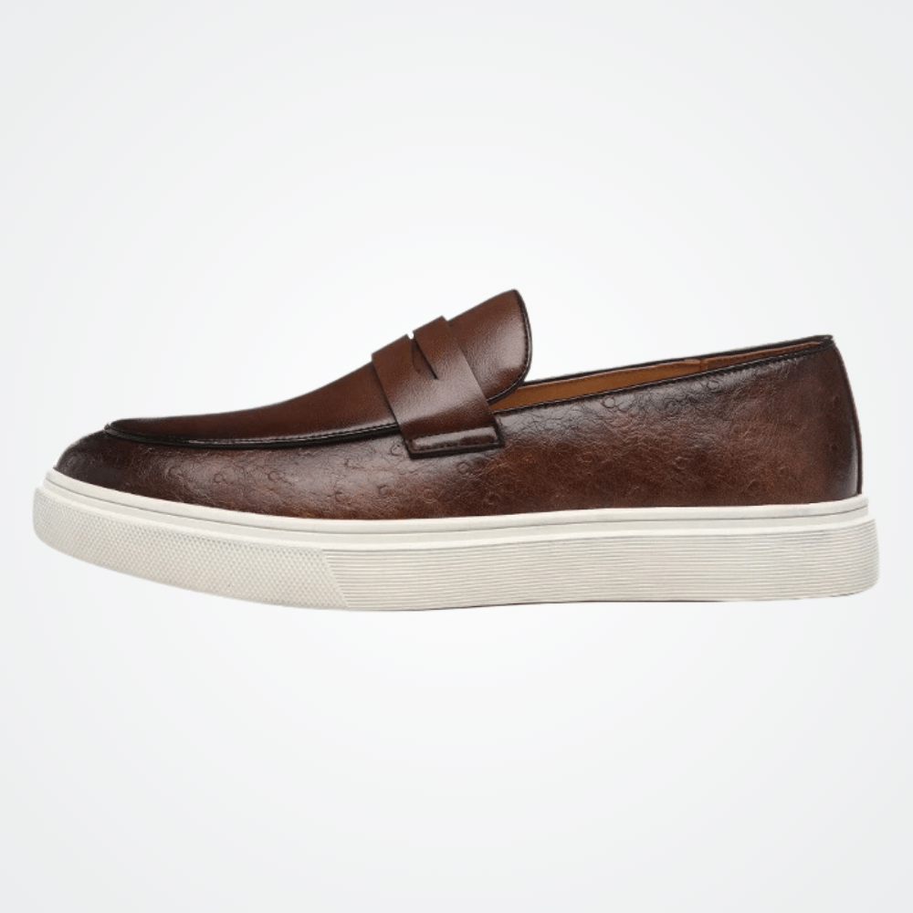 Leather Moccasin Slip-On for Men by Norva