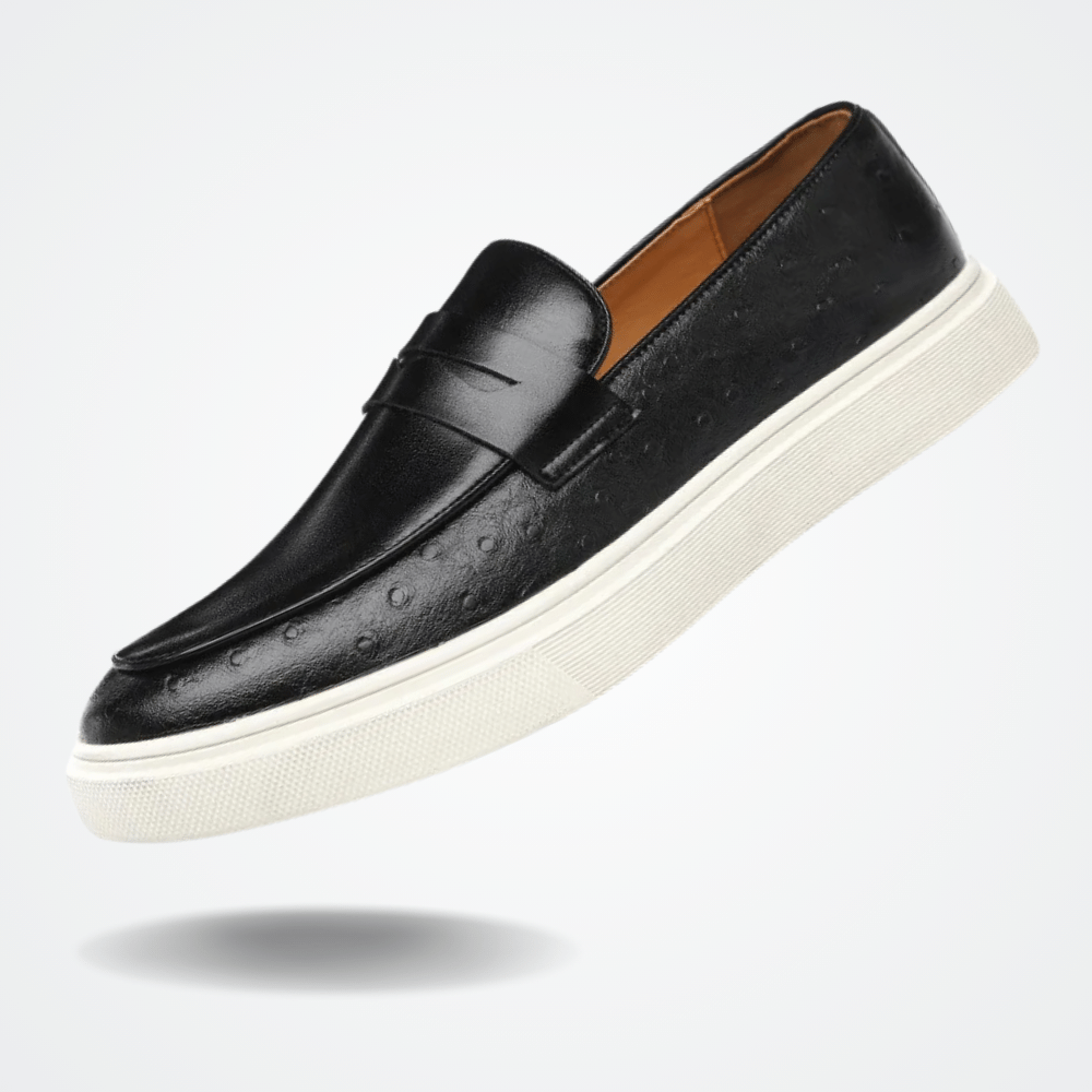 Leather Moccasin Slip-On for Men by Norva
