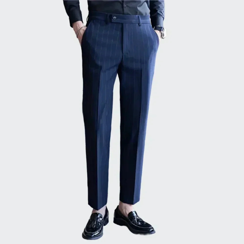 Pinstripe Suit Trousers for Men Norva